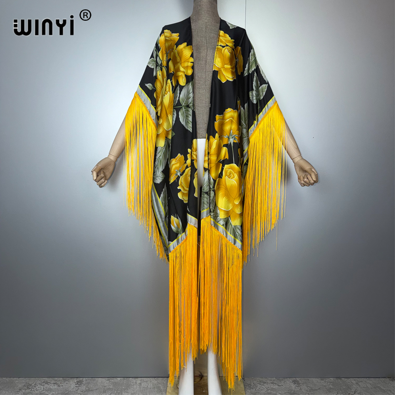 WINYI Afrykańskie kimono, narz – Cover Up Kaftan recenzja i cena