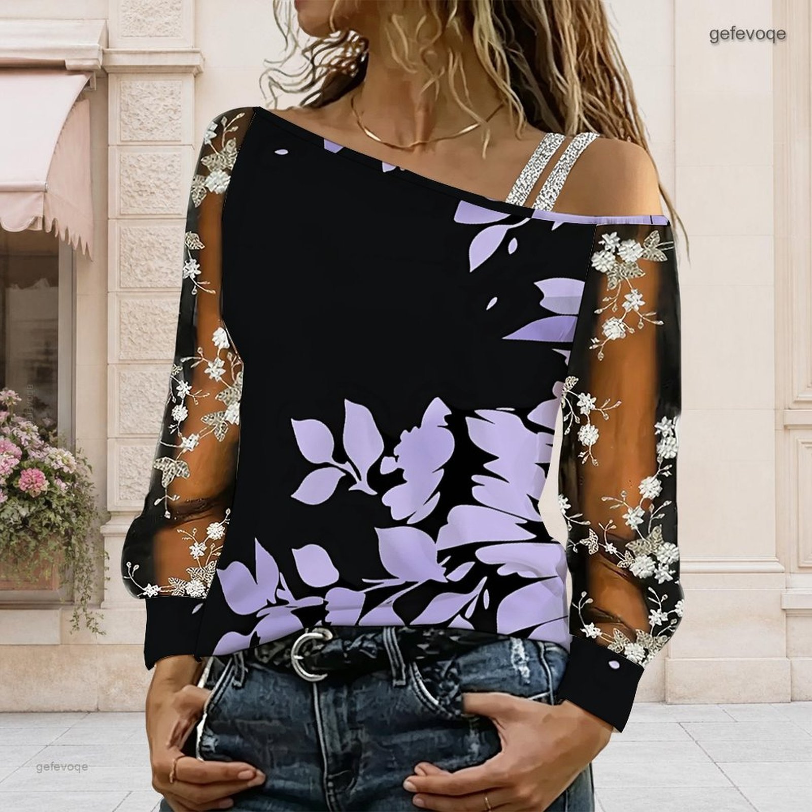 Damska bluzka z odkrytymi rami – Blouse Off Shoulder recenzja i cena