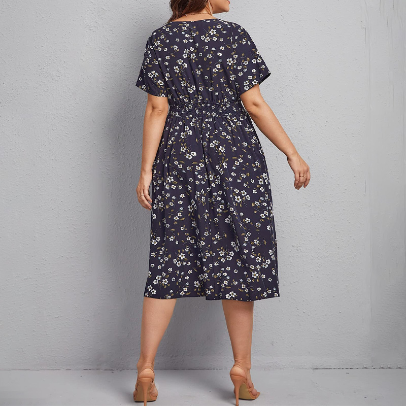 Sukienka damska plus size, suk – Romper Floral Print recenzja i cena