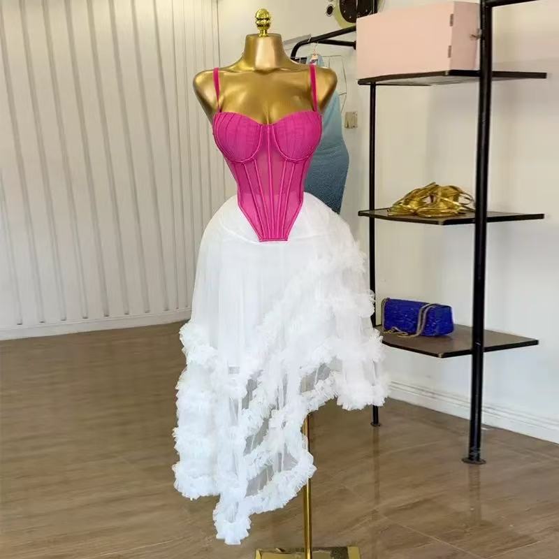 Damski Zestaw Sukienek Tunika  – Crop Top Crochet recenzja i cena