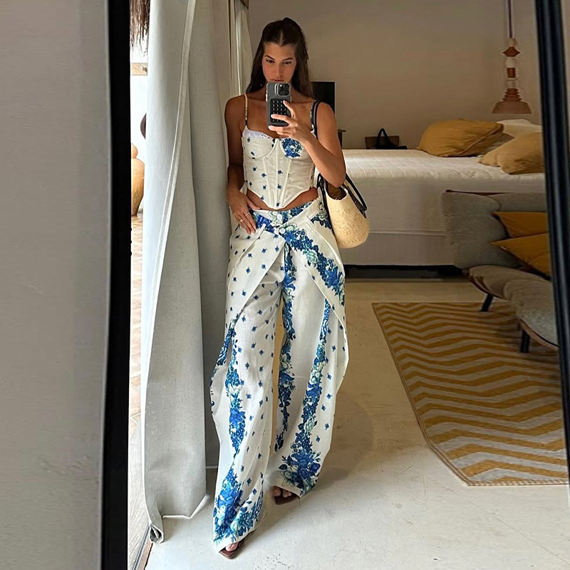 Seksowny Damski Komplet z Nadr – Romper Floral Print recenzja i cena