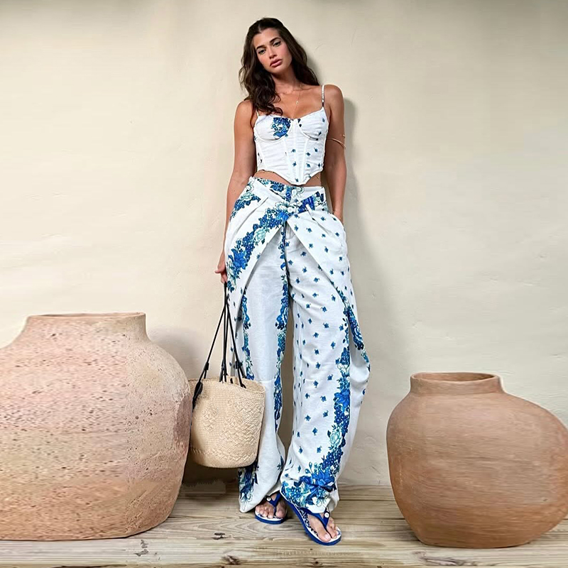 Seksowny Damski Komplet z Nadr – Romper Floral Print recenzja i cena