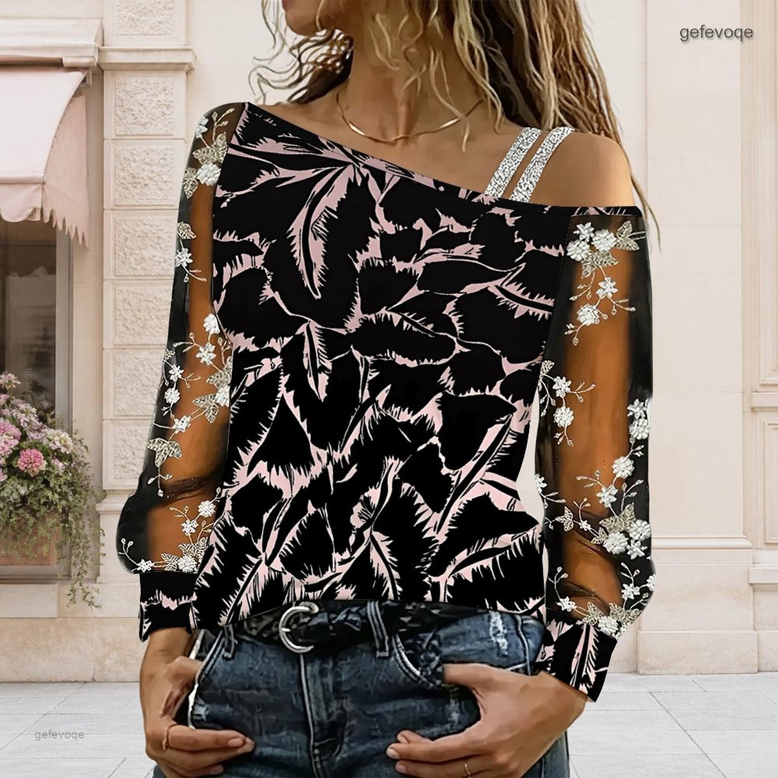 Damska bluzka z odkrytymi rami – Blouse Off Shoulder recenzja i cena