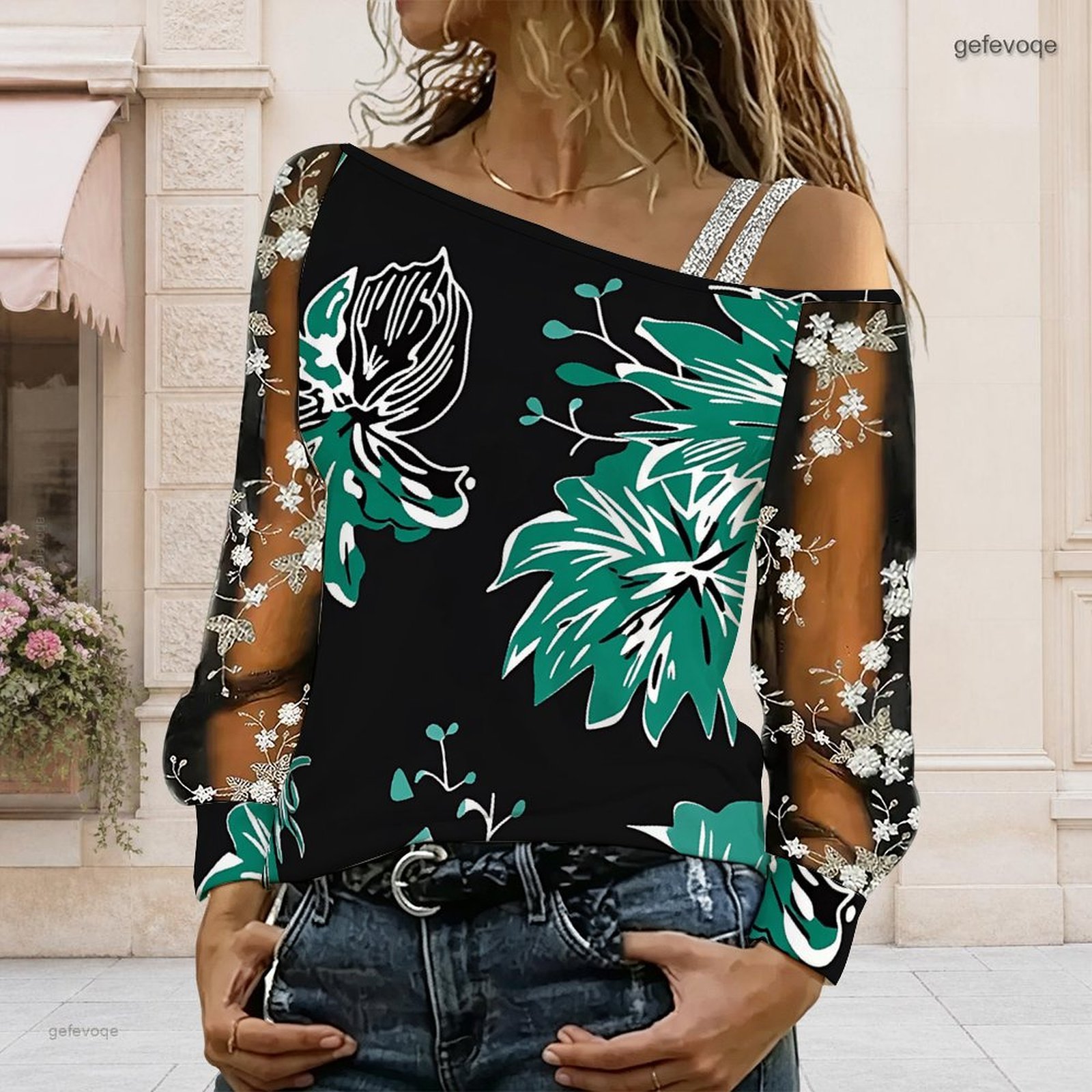 Damska bluzka z odkrytymi rami – Blouse Off Shoulder recenzja i cena
