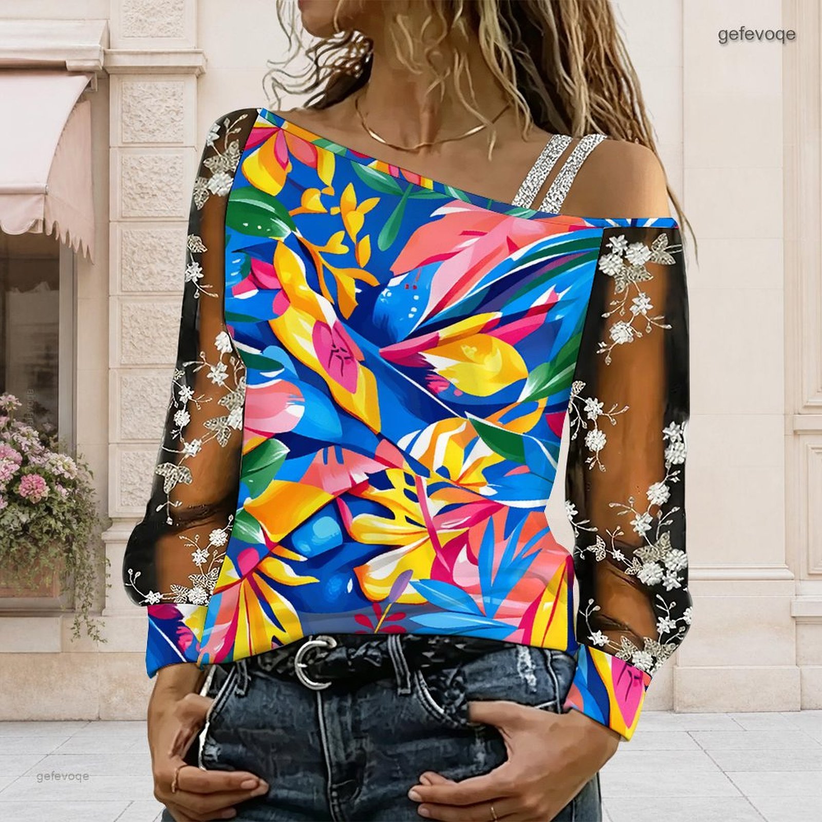 Damska bluzka z odkrytymi rami – Blouse Off Shoulder recenzja i cena