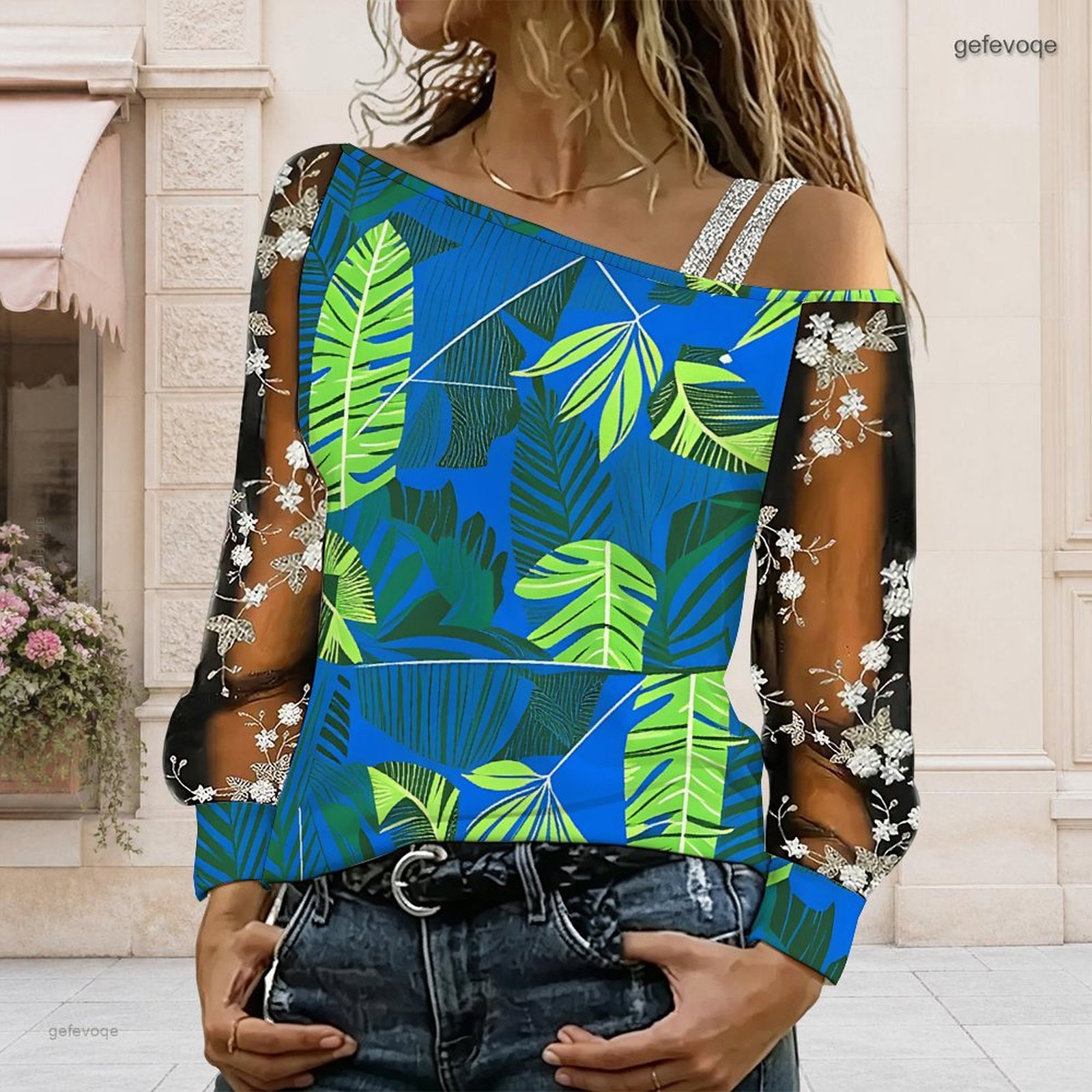 Damska bluzka z odkrytymi rami – Blouse Off Shoulder recenzja i cena