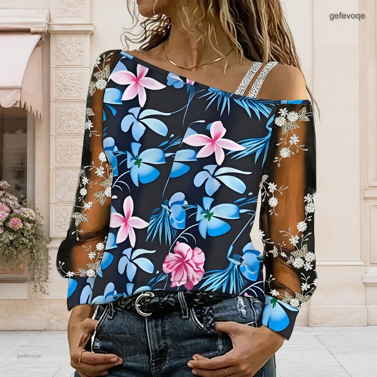 Damska bluzka z odkrytymi rami – Blouse Off Shoulder recenzja i cena
