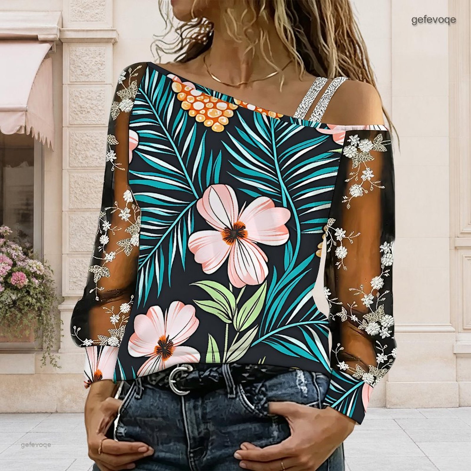 Damska bluzka z odkrytymi rami – Blouse Off Shoulder recenzja i cena
