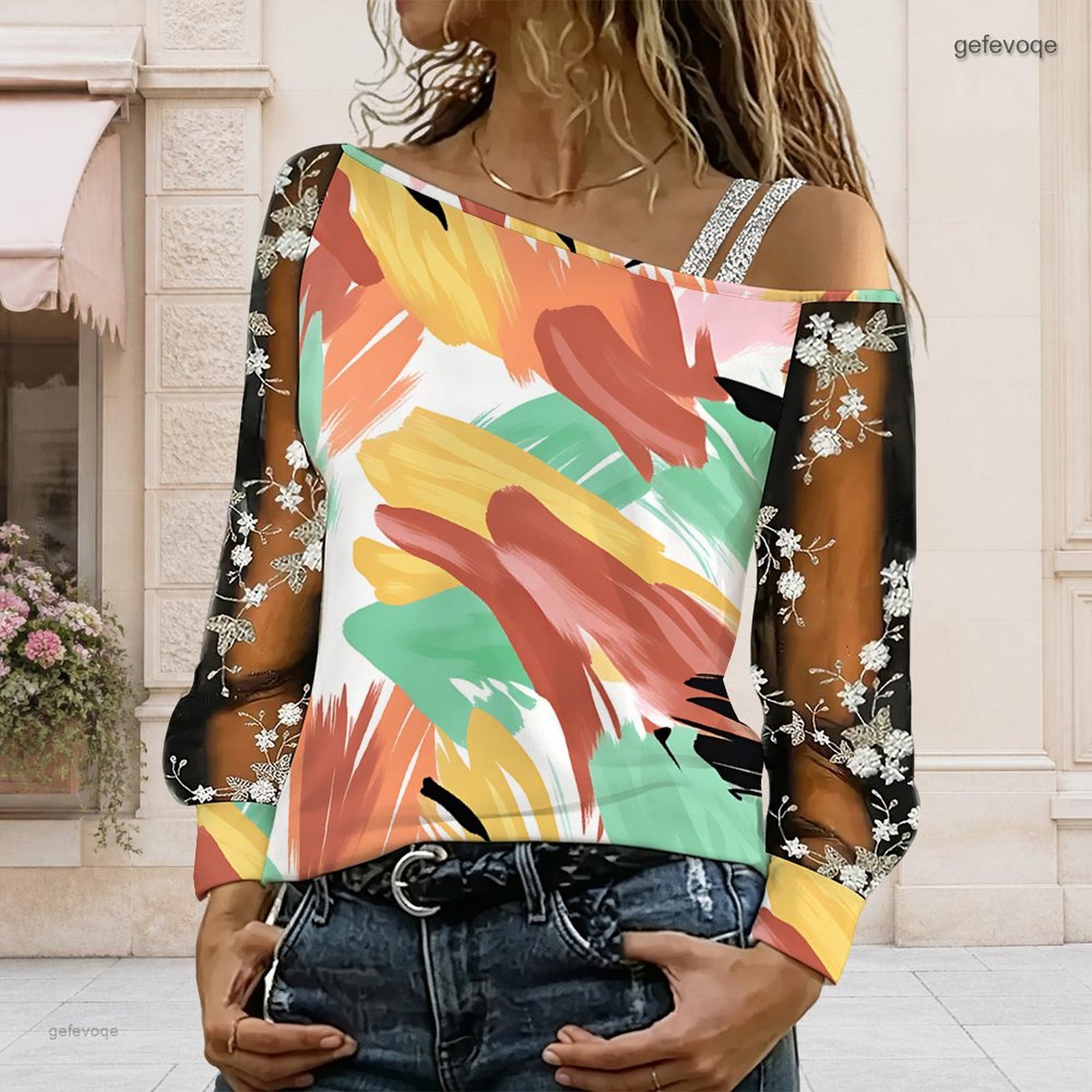 Damska bluzka z odkrytymi rami – Blouse Off Shoulder recenzja i cena