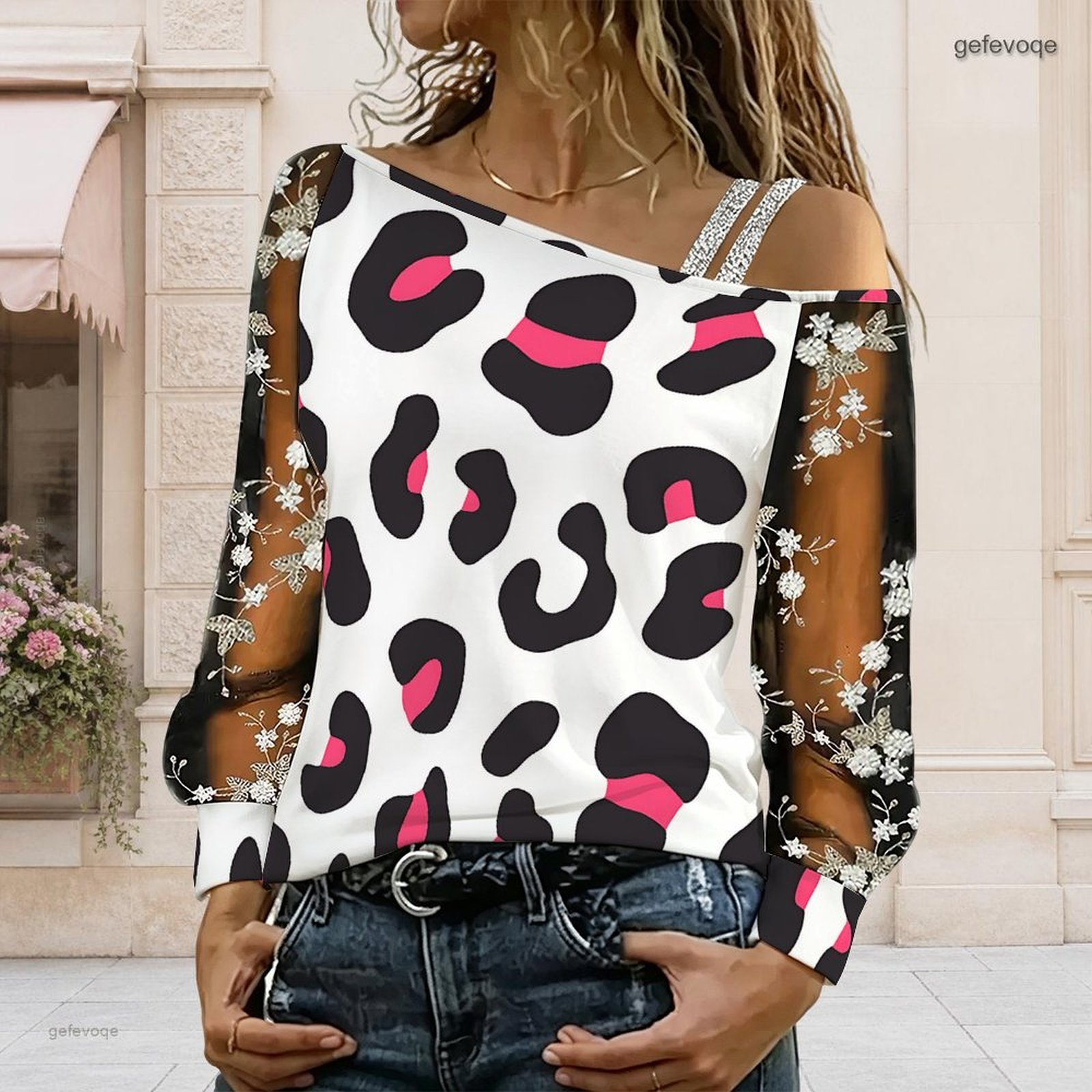 Damska bluzka z odkrytymi rami – Blouse Off Shoulder recenzja i cena