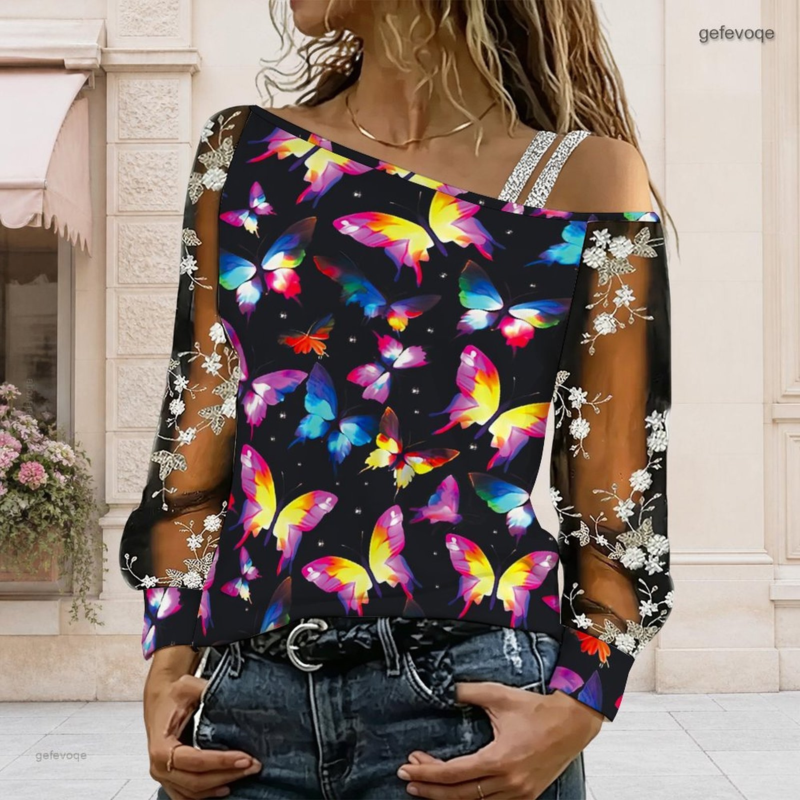 Damska bluzka z odkrytymi rami – Blouse Off Shoulder recenzja i cena