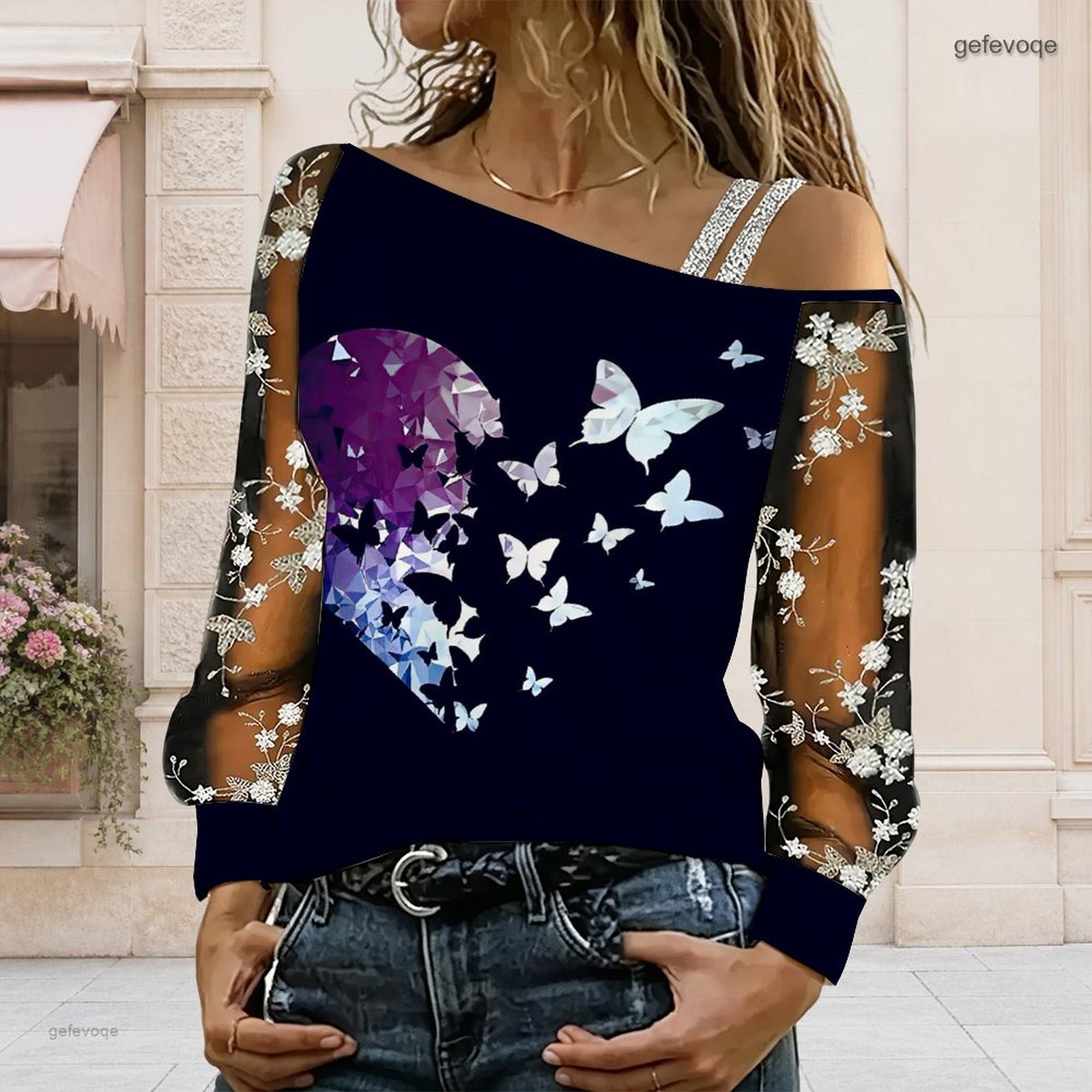 Damska bluzka z odkrytymi rami – Blouse Off Shoulder recenzja i cena