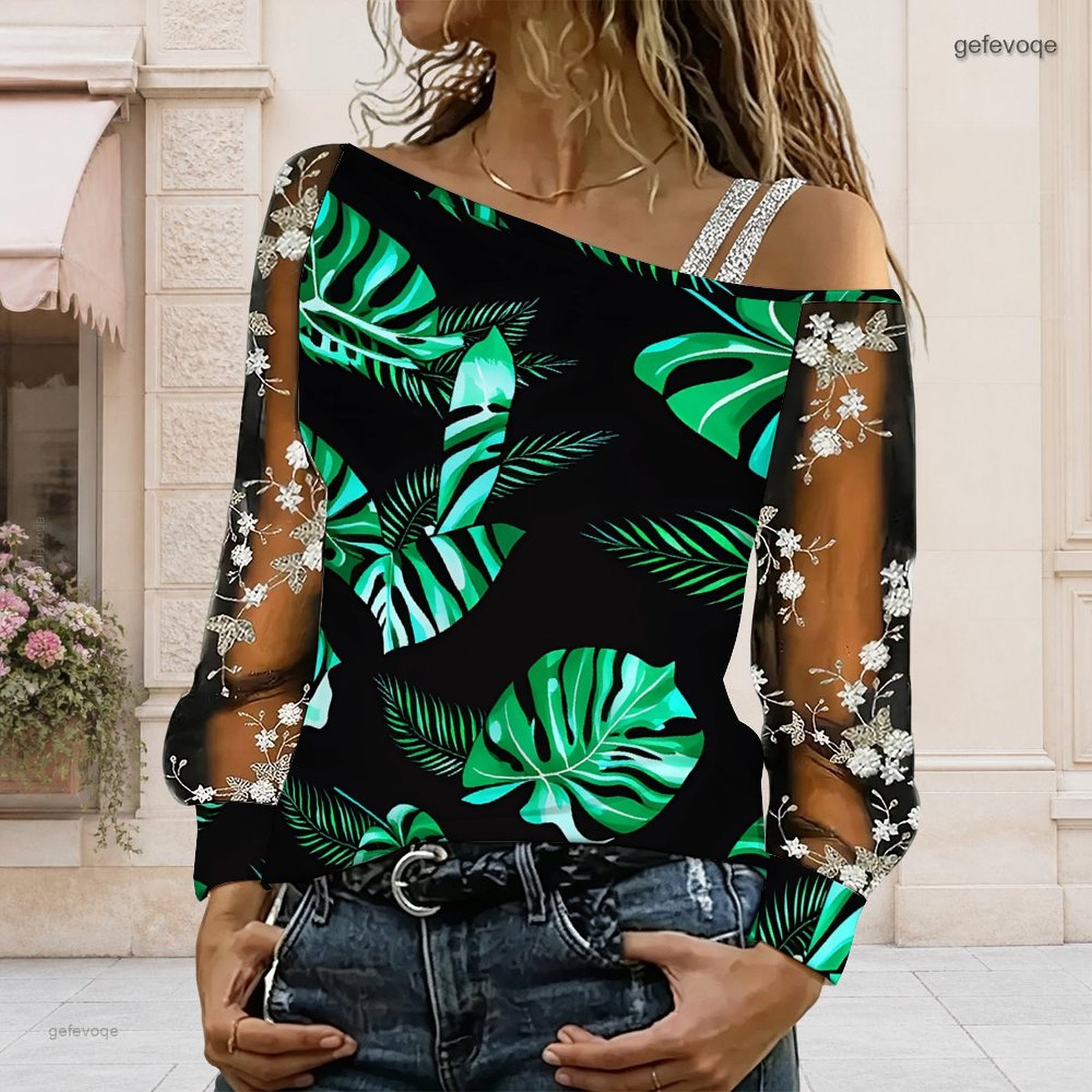 Damska bluzka z odkrytymi rami – Blouse Off Shoulder recenzja i cena