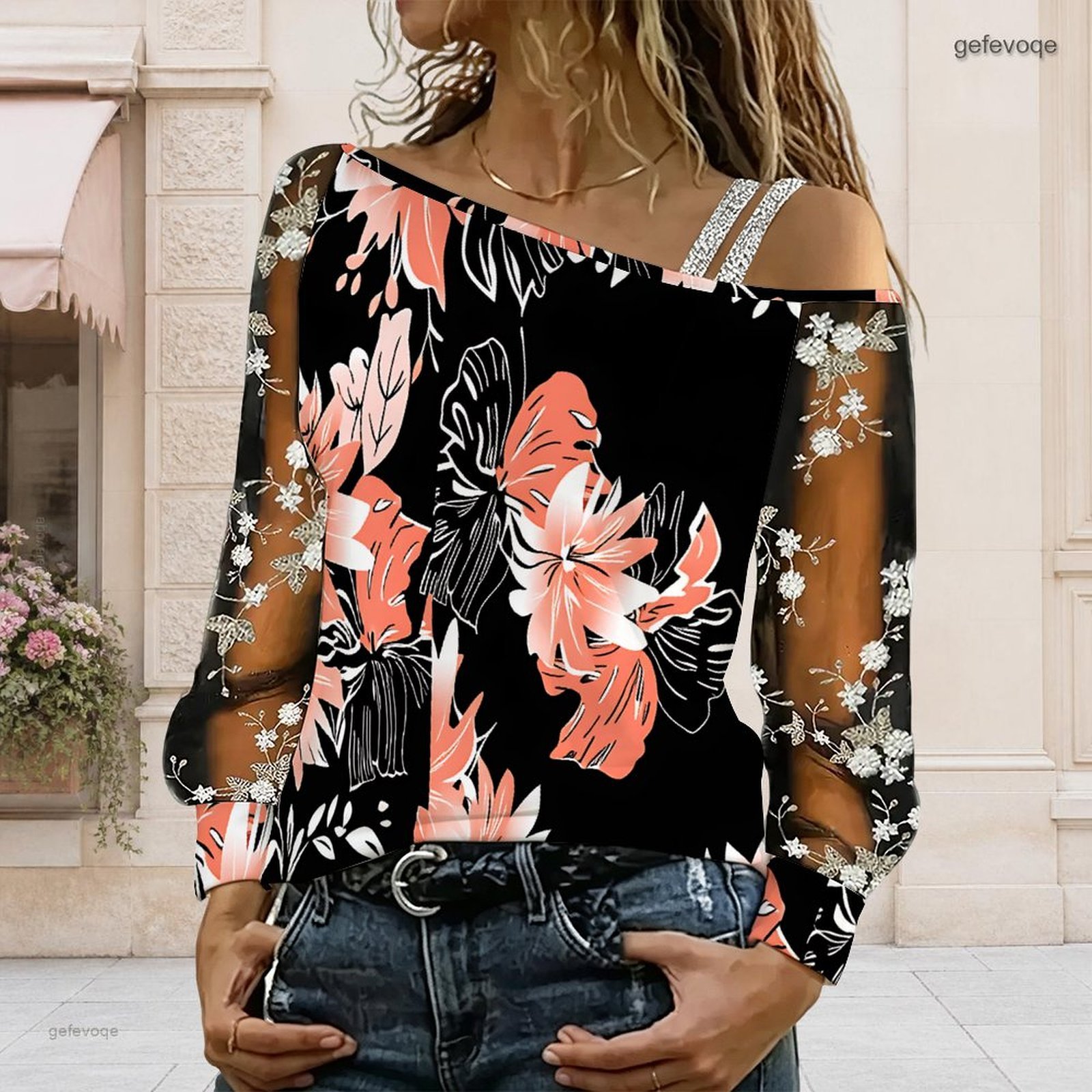 Damska bluzka z odkrytymi rami – Blouse Off Shoulder recenzja i cena