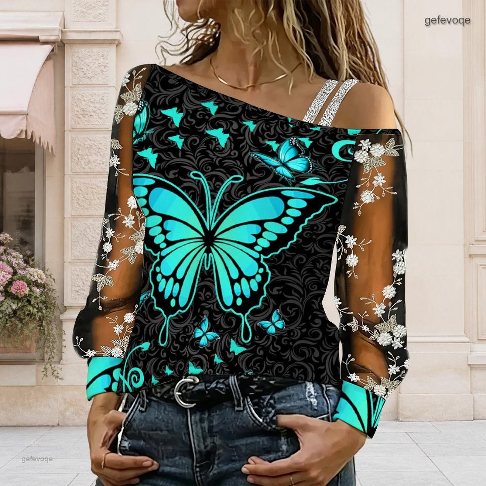 Damska bluzka z odkrytymi rami – Blouse Off Shoulder recenzja i cena