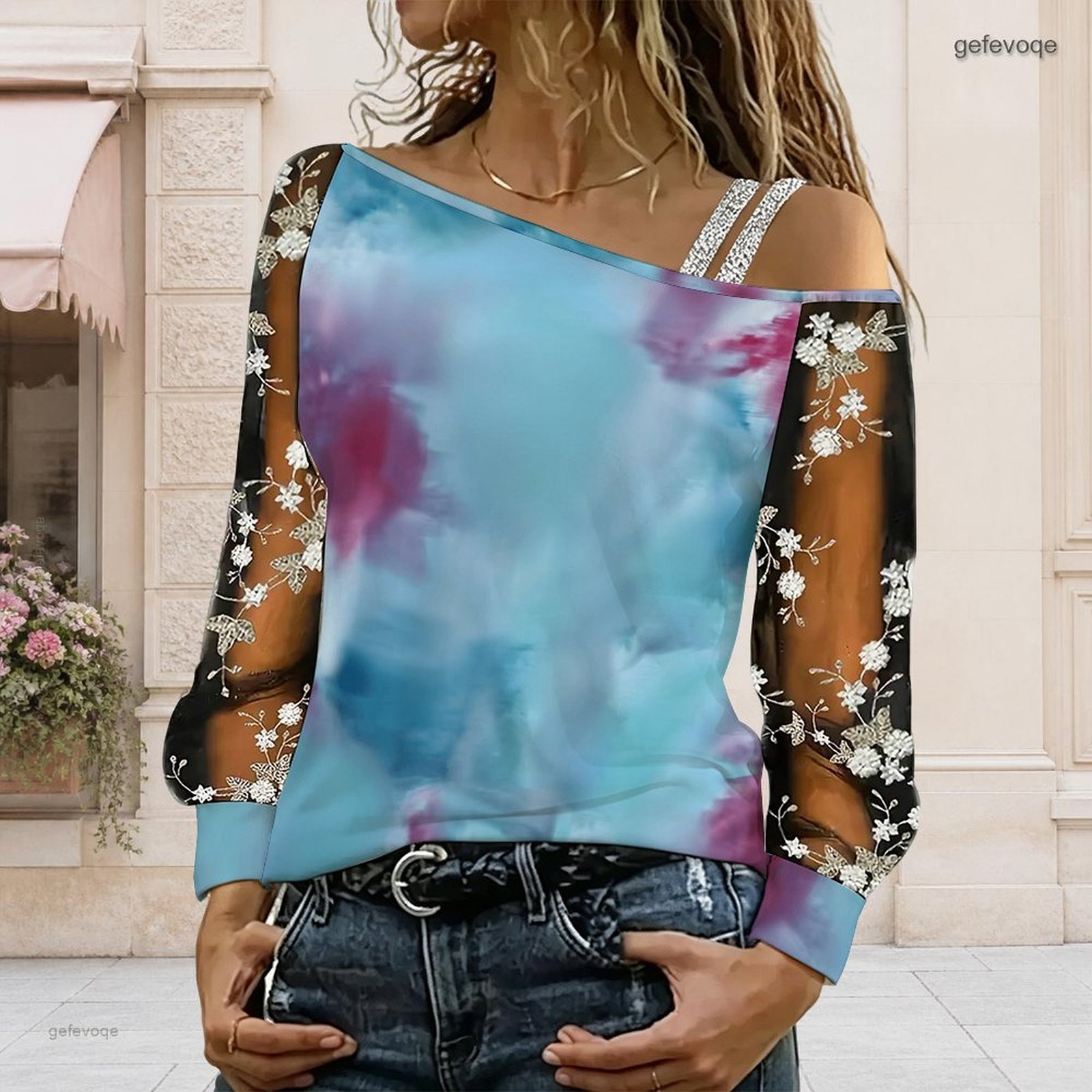 Damska bluzka z odkrytymi rami – Blouse Off Shoulder recenzja i cena