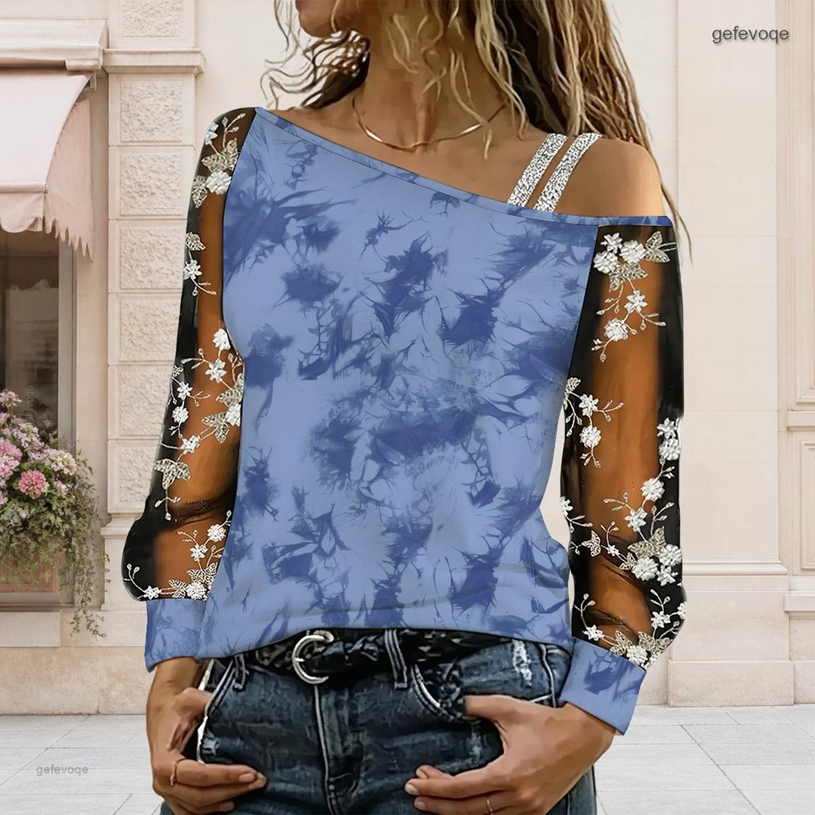 Damska bluzka z odkrytymi rami – Blouse Off Shoulder recenzja i cena