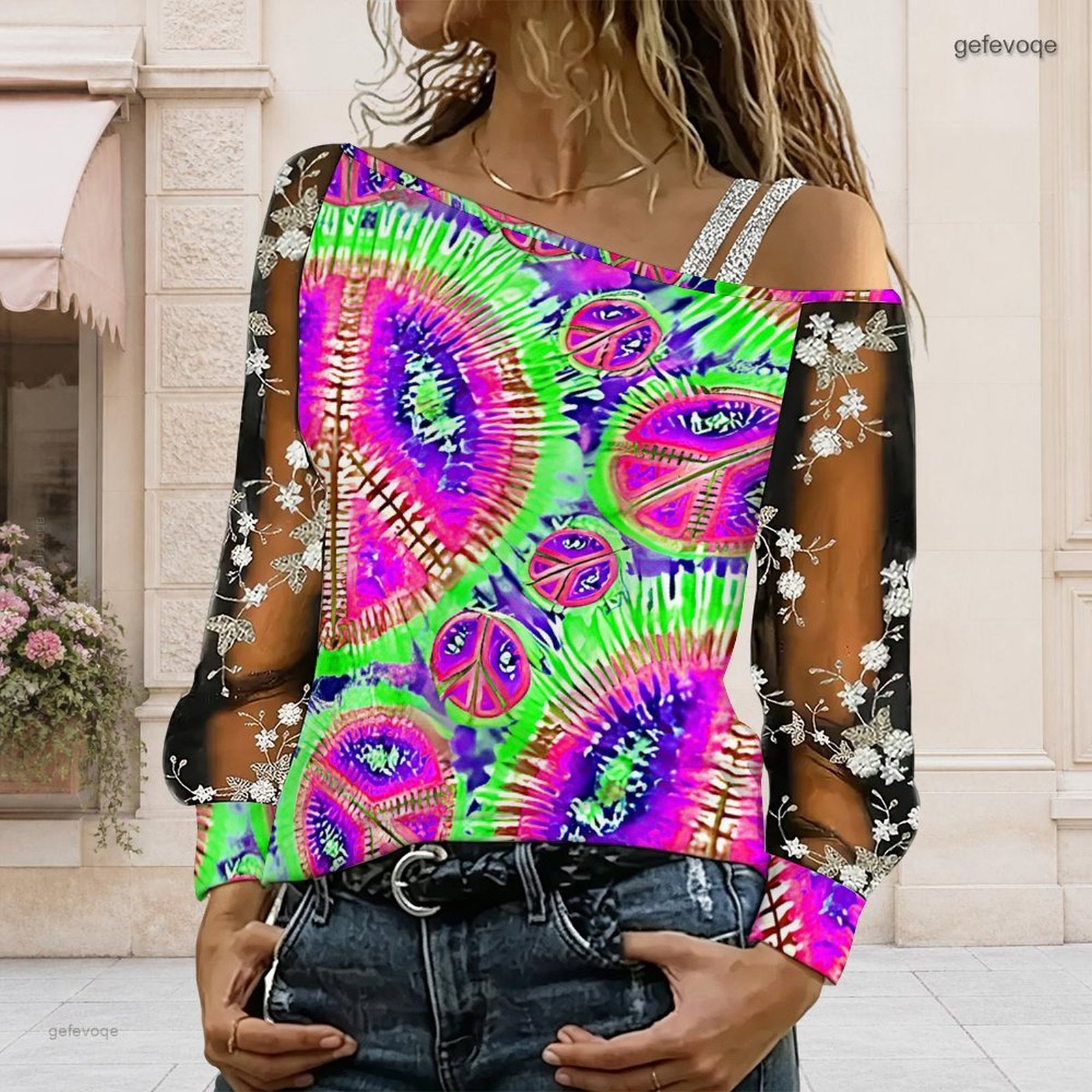 Damska bluzka z odkrytymi rami – Blouse Off Shoulder recenzja i cena