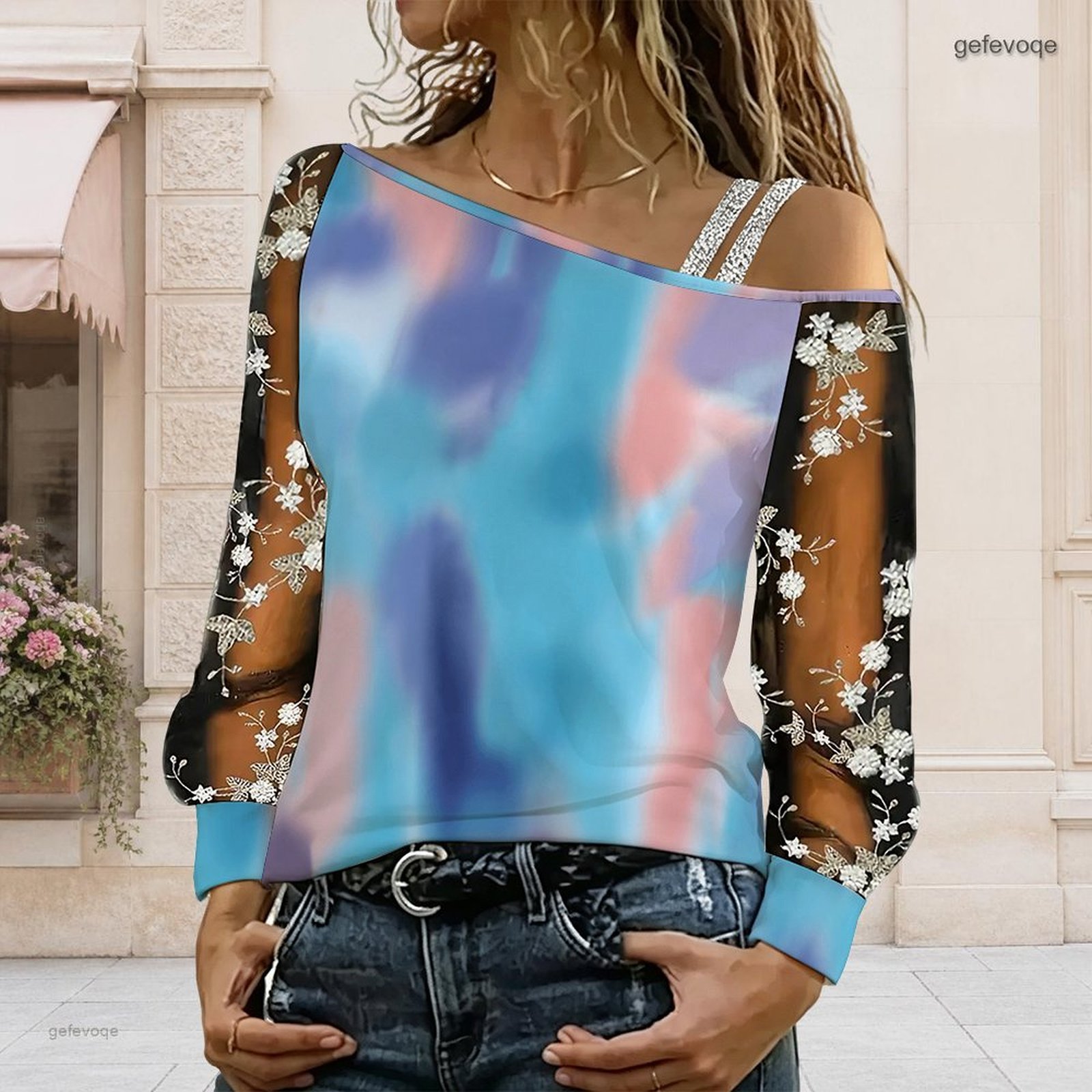 Damska bluzka z odkrytymi rami – Blouse Off Shoulder recenzja i cena