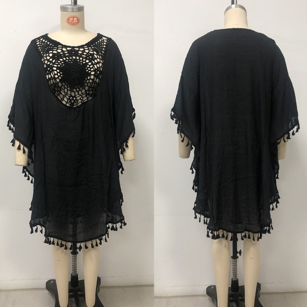 Kwadratowy Dekolt Letnia Ochro – Cover Up Kaftan recenzja i cena