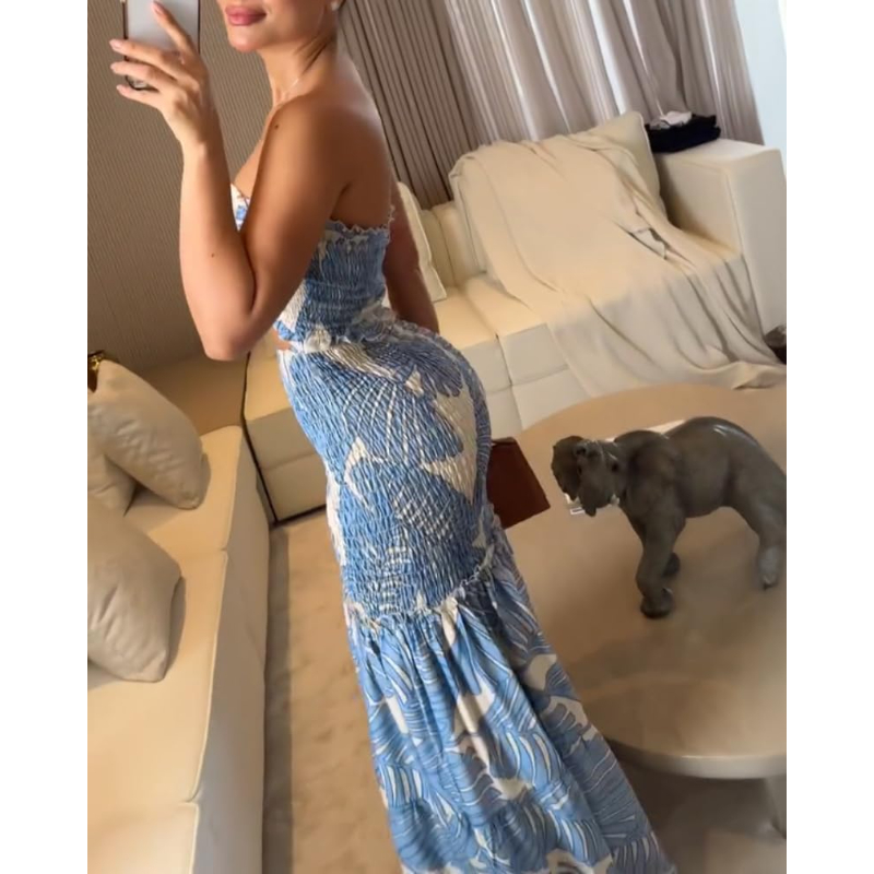 CHICME Kwiatowa Sukienka Wakac – Maxi Dress Halter recenzja i cena