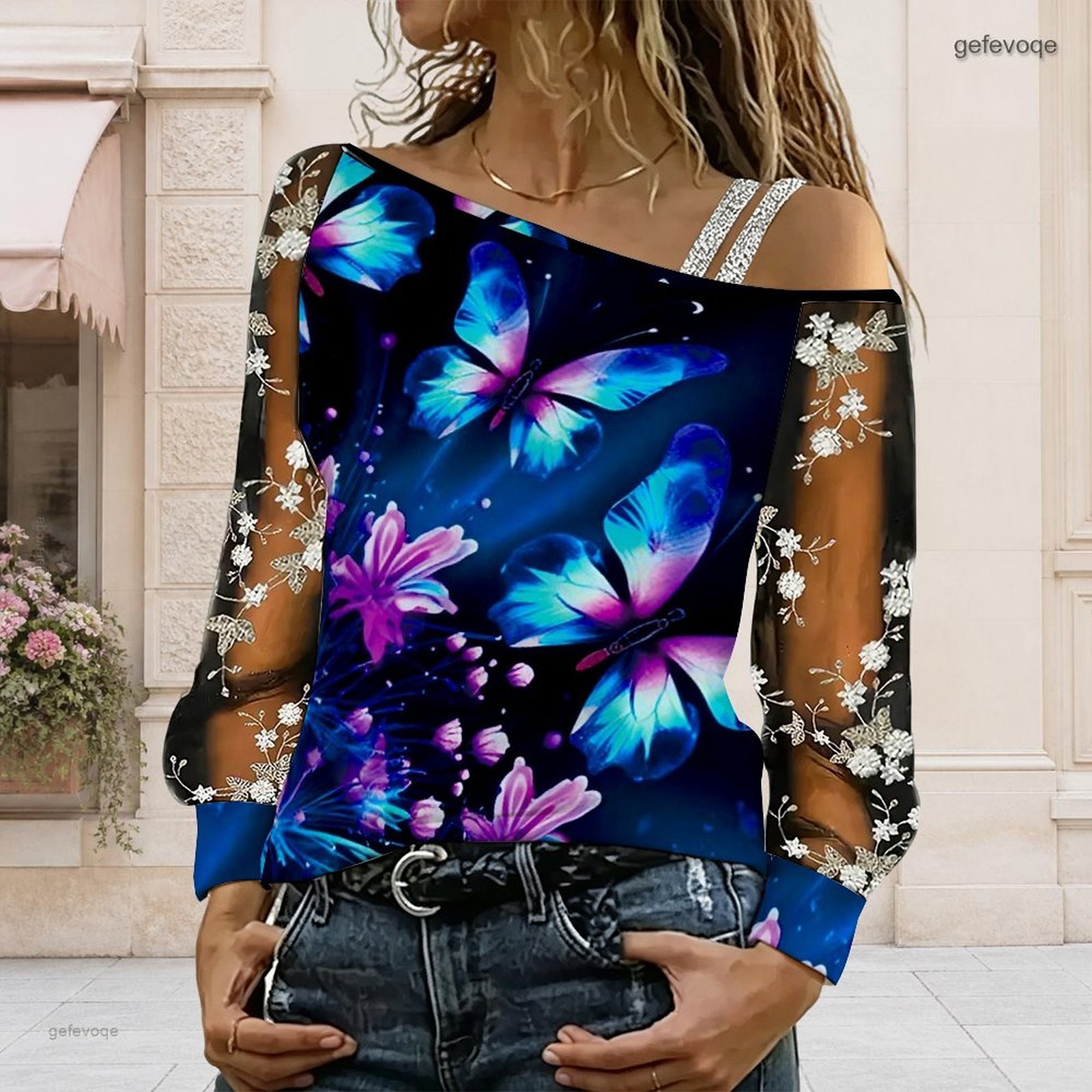 Damska bluzka z odkrytymi rami – Blouse Off Shoulder recenzja i cena