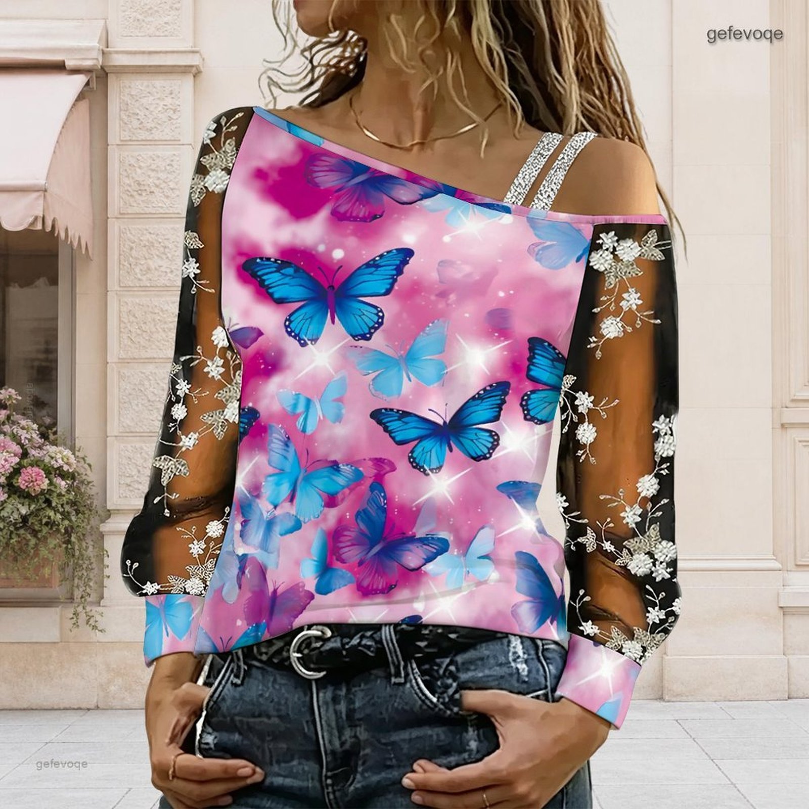 Damska bluzka z odkrytymi rami – Blouse Off Shoulder recenzja i cena