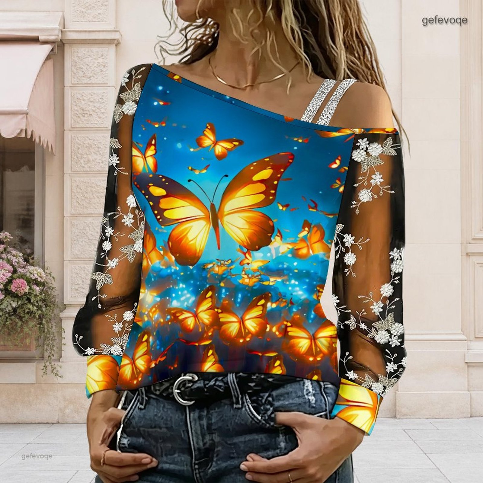 Damska bluzka z odkrytymi rami – Blouse Off Shoulder recenzja i cena