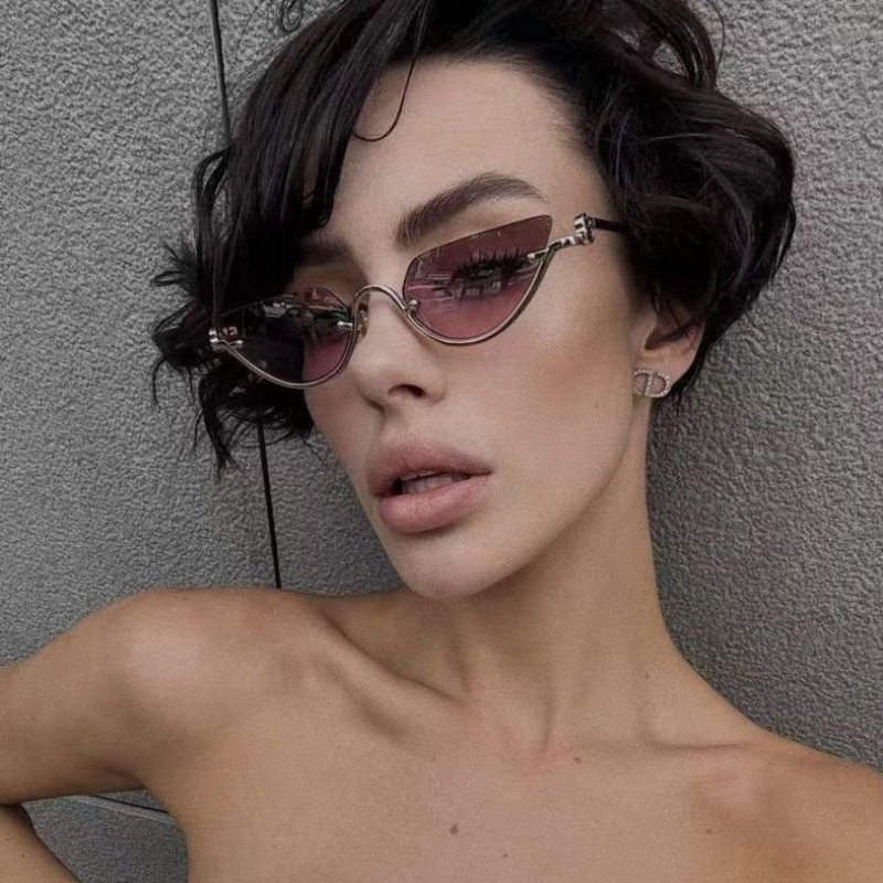 Modne metalowe okulary przeciw – Sunglasses Cat Eye recenzja i cena