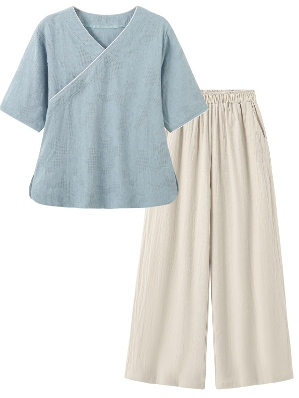 Nowy Chiński Styl Artystyczny  – Linen Pant Wide recenzja i cena