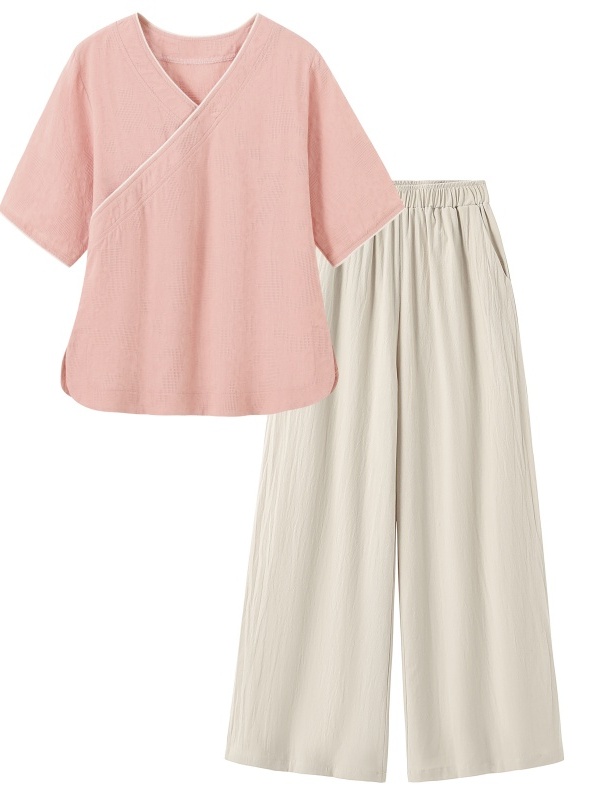 Nowy Chiński Styl Artystyczny  – Linen Pant Wide recenzja i cena