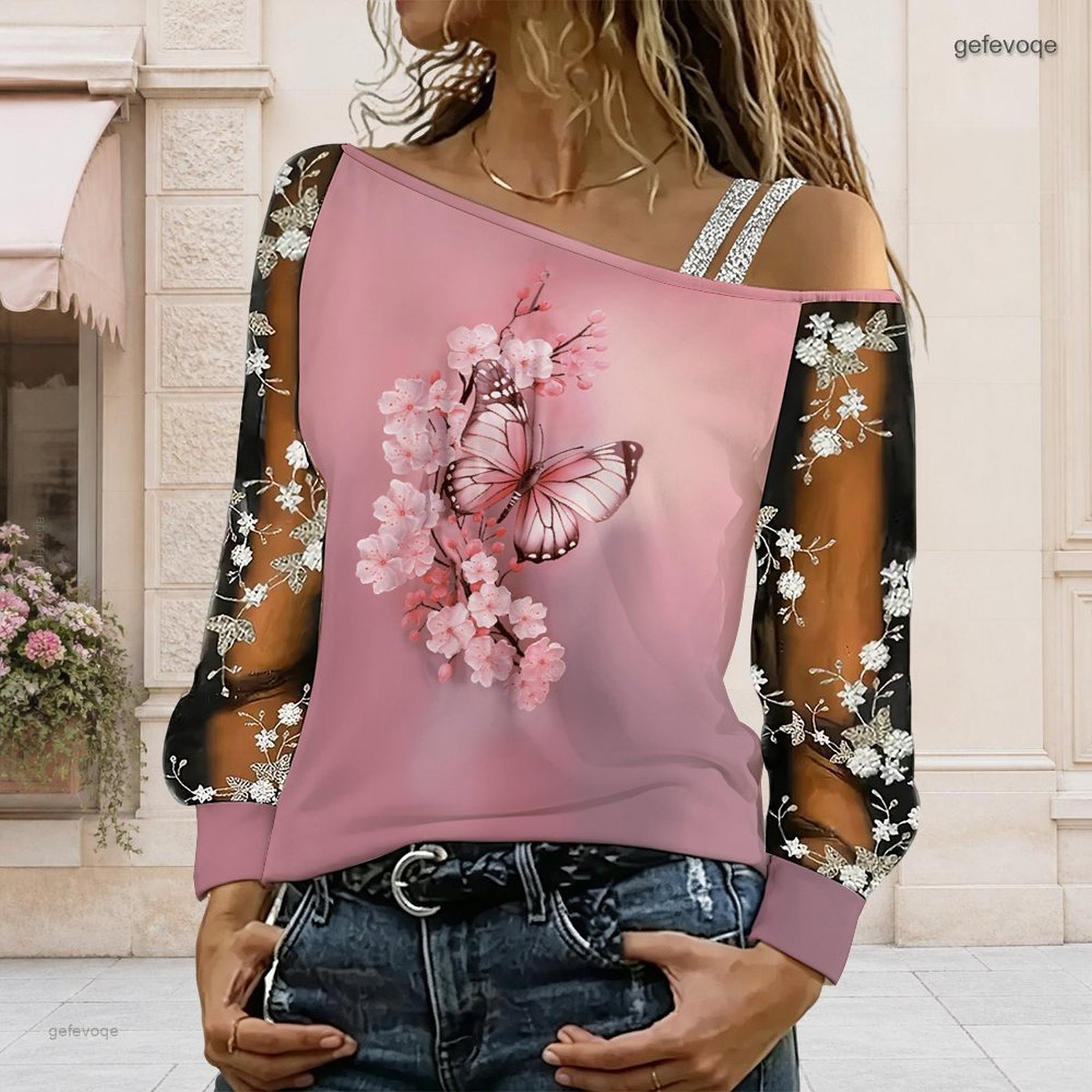 Damska bluzka z odkrytymi rami – Blouse Off Shoulder recenzja i cena